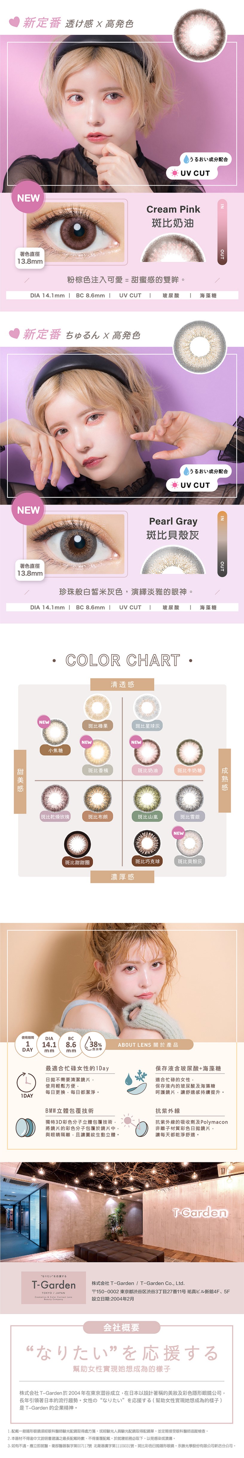 BAMBI - Angelcolor Bambi Series 1 Day Pearl Gray 10pcs/box