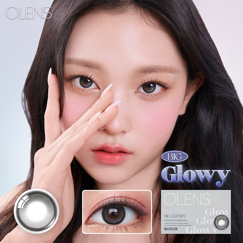 OLENS - OLENS Big Glowy 1 Month Gray 2片盒裝