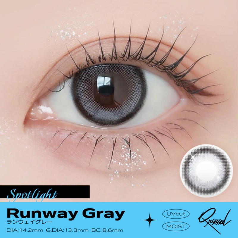 QRSESSED - QRSESSED Runway Gray｜1 Day 10pcs｜Daily disposable Colored ...